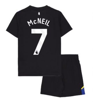 Everton Dwight McNeil #7 Derde tenue Kids 2025-26 Voetbalshirt Korte Mouw + Shorts