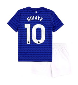 Everton Iliman Ndiaye #10 Thuis tenue Kids 2025-26 Voetbalshirt Korte Mouw + Shorts