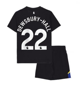 Everton Kiernan Dewsbury-Hall #22 Derde tenue Kids 2025-26 Voetbalshirt Korte Mouw + Shorts