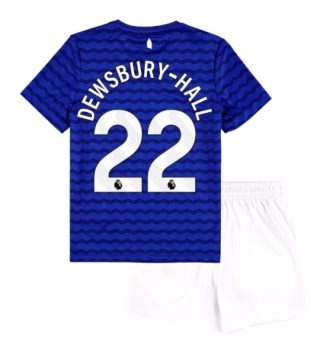 Everton Kiernan Dewsbury-Hall #22 Thuis tenue Kids 2025-26 Voetbalshirt Korte Mouw + Shorts