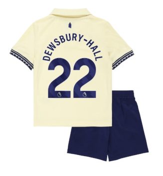 Everton Kiernan Dewsbury-Hall #22 Uit tenue Kids 2025-26 Voetbalshirt Korte Mouw + Shorts