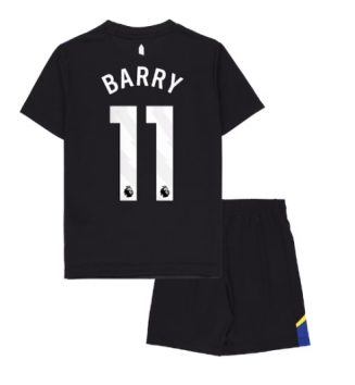 Everton Thierno Barry #11 Derde tenue Kids 2025-26 Voetbalshirt Korte Mouw + Shorts