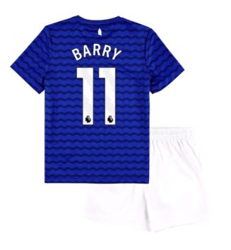 Everton Thierno Barry #11 Thuis tenue Kids 2025-26 Voetbalshirt Korte Mouw + Shorts