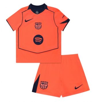 FC Barcelona Derde tenue Kids 2025-26 Voetbalshirt Korte Mouw + Shorts
