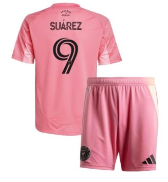 Inter Miami Luis Suarez #9 Thuis tenue Kids 2025-26 Voetbalshirt Korte Mouw + Shorts
