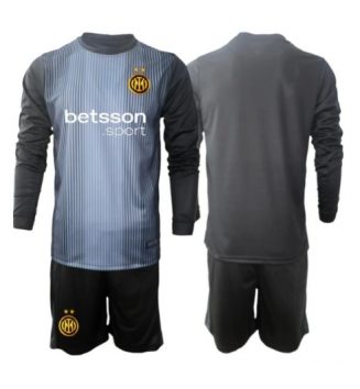 Inter Milan Keeper Thuis tenue Kids 2025-26 Lange Mouwen (+ broek)