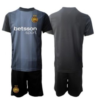 Inter Milan Keeper Thuis tenue Kids 2025-26 Voetbalshirt Korte Mouw + Shorts
