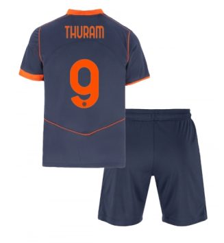 Inter Milan Marcus Thuram #9 Derde tenue Kids 2025-26 Voetbalshirt Korte Mouw + Shorts