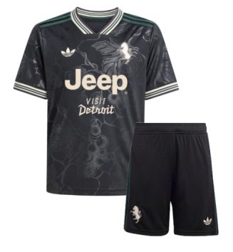 Juventus Derde tenue Kids 2025-26 Voetbalshirt Korte Mouw + Shorts