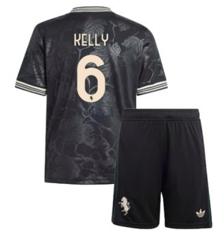 Juventus Lloyd Kelly #6 Derde tenue Kids 2025-26 Voetbalshirt Korte Mouw + Shorts