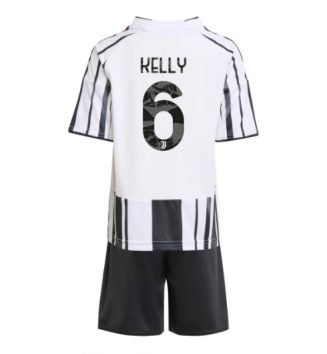 Juventus Lloyd Kelly #6 Thuis tenue Kids 2025-26 Voetbalshirt Korte Mouw + Shorts