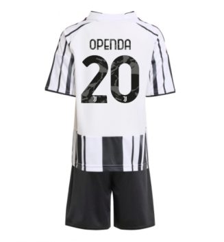 Juventus Lois Openda #20 Thuis tenue Kids 2025-26 Voetbalshirt Korte Mouw + Shorts