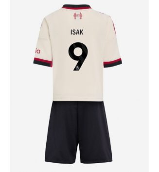 Liverpool Alexander Isak #9 Uit tenue Kids 2025-26 Voetbalshirt Korte Mouw + Shorts