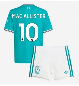 Liverpool Alexis Mac Allister #10 Derde tenue Kids 2025-26 Voetbalshirt Korte Mouw + Shorts