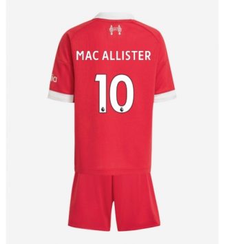 Liverpool Alexis Mac Allister #10 Thuis tenue Kids 2025-26 Voetbalshirt Korte Mouw + Shorts