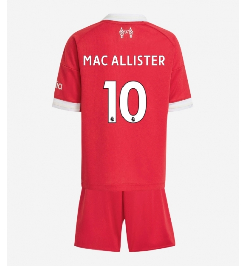 Liverpool Alexis Mac Allister #10 Thuis tenue Kids 2025-26 Voetbalshirt Korte Mouw + Shorts