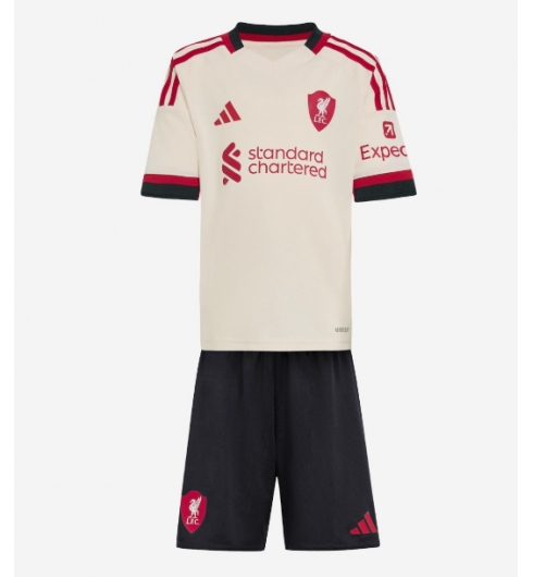 Liverpool Alexis Mac Allister #10 Uit tenue Kids 2025-26 Voetbalshirt Korte Mouw + Shorts 2