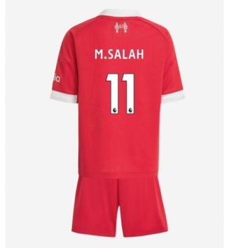 Liverpool Mohamed Salah #11 Thuis tenue Kids 2025-26 Voetbalshirt Korte Mouw + Shorts