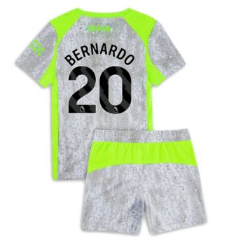 Manchester City Bernardo Silva #20 Derde tenue Kids 2025-26 Voetbalshirt Korte Mouw + Shorts