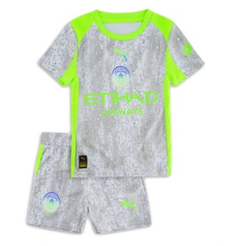 Manchester City Derde tenue Kids 2025-26 Voetbalshirt Korte Mouw + Shorts Manchester City Derde tenue Kids 2025-26 Voetbalshirt Korte Mouw + Shorts
