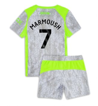 Manchester City Omar Marmoush #7 Derde tenue Kids 2025-26 Voetbalshirt Korte Mouw + Shorts Manchester City Omar Marmoush #7 Derde tenue Kids 2025-26 Voetbalshirt Korte Mouw + Shorts