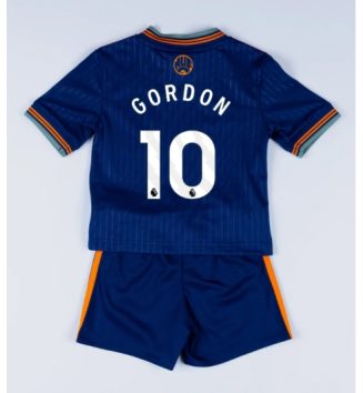 Newcastle United Anthony Gordon #10 Derde tenue Kids 2025-26 Voetbalshirt Korte Mouw + Shorts
