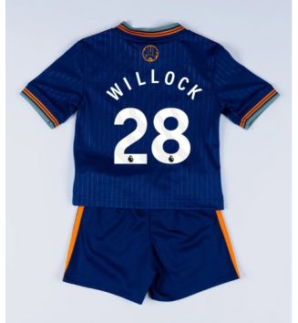 Newcastle United Joe Willock #28 Derde tenue Kids 2025-26 Voetbalshirt Korte Mouw + Shorts