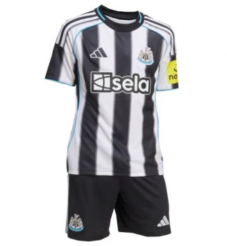 Newcastle United Thuis tenue Kids 2025-26 Voetbalshirt Korte Mouw + Shorts