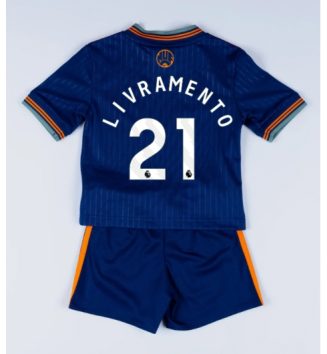 Newcastle United Tino Livramento #21 Derde tenue Kids 2025-26 Voetbalshirt Korte Mouw + Shorts