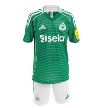 Newcastle United Uit tenue Kids 2025-26 Voetbalshirt Korte Mouw + Shorts