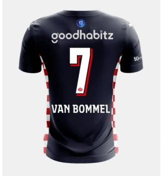 PSV Eindhoven Ruben van Bommel #7 Uit tenue 2025-26 Voetbalshirt Korte Mouw