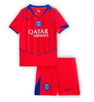 Paris Saint-Germain Derde tenue Kids 2025-26 Voetbalshirt Korte Mouw + Shorts Paris Saint-Germain Derde tenue Kids 2025-26 Voetbalshirt Korte Mouw + Shorts