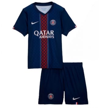 Paris Saint-Germain Thuis tenue Kids 2025-26 Voetbalshirt Korte Mouw + Shorts Paris Saint-Germain Thuis tenue Kids 2025-26 Voetbalshirt Korte Mouw + Shorts