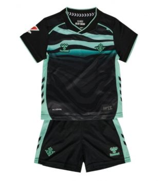 Real Betis Derde tenue Kids 2025-26 Voetbalshirt Korte Mouw + Shorts