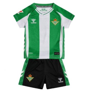 Real Betis Thuis tenue Kids 2025-26 Voetbalshirt Korte Mouw + Shorts
