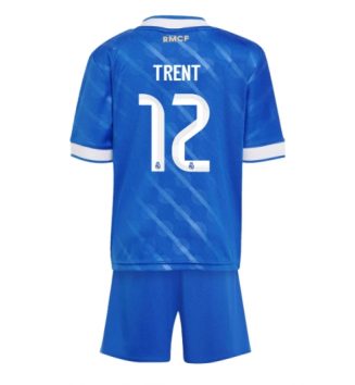Real Madrid Alexander-Arnold #12 Derde tenue Kids 2025-26 Voetbalshirt Korte Mouw + Shorts