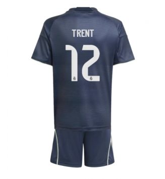 Real Madrid Alexander-Arnold #12 Uit tenue Kids 2025-26 Voetbalshirt Korte Mouw + Shorts