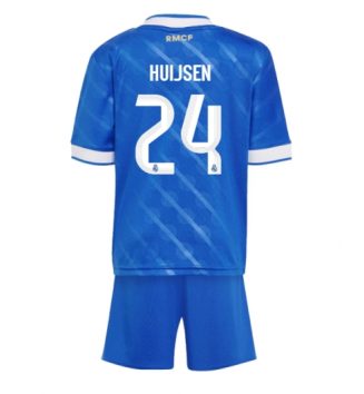 Real Madrid Dean Huijsen #24 Derde tenue Kids 2025-26 Voetbalshirt Korte Mouw + Shorts