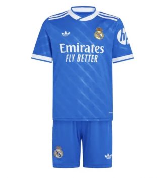 Real Madrid Derde tenue Kids 2025-26 Voetbalshirt Korte Mouw + Shorts