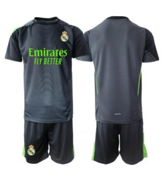 Real Madrid Keeper Derde tenue Kids 2025-26 Voetbalshirt Korte Mouw + Shorts