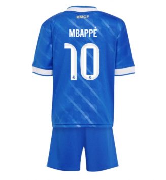 Real Madrid Kylian Mbappe #10 Derde tenue Kids 2025-26 Voetbalshirt Korte Mouw + Shorts