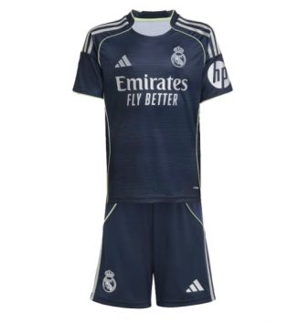 Real Madrid Uit tenue Kids 2025-26 Voetbalshirt Korte Mouw + Shorts