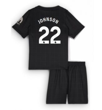 Tottenham Hotspur Brennan Johnson #22 Uit tenue Kids 2025-26 Voetbalshirt Korte Mouw + Shorts