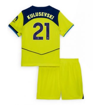 Tottenham Hotspur Dejan Kulusevski #21 Derde tenue Kids 2025-26 Voetbalshirt Korte Mouw + Shorts