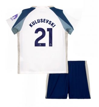 Tottenham Hotspur Dejan Kulusevski #21 Thuis tenue Kids 2025-26 Voetbalshirt Korte Mouw + Shorts