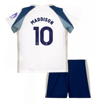 Tottenham Hotspur James Maddison #10 Thuis tenue Kids 2025-26 Voetbalshirt Korte Mouw + Shorts