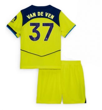Tottenham Hotspur Micky van de Ven #37 Derde tenue Kids 2025-26 Voetbalshirt Korte Mouw + Shorts