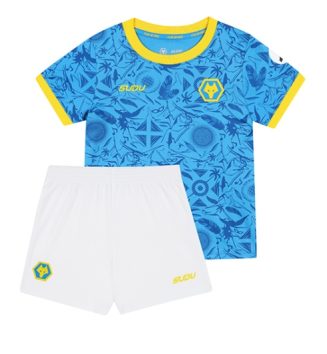 Wolves Derde tenue Kids 2025-26 Voetbalshirt Korte Mouw + Shorts