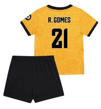 Wolves Rodrigo Gomes #21 Thuis tenue Kids 2025-26 Voetbalshirt Korte Mouw + Shorts