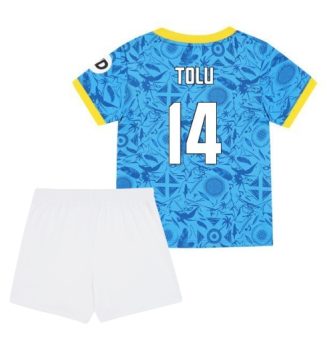 Wolves Tolu Arokodare #14 Derde tenue Kids 2025-26 Voetbalshirt Korte Mouw + Shorts